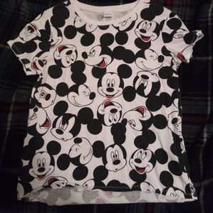 Mickey Mouse Print Shirt